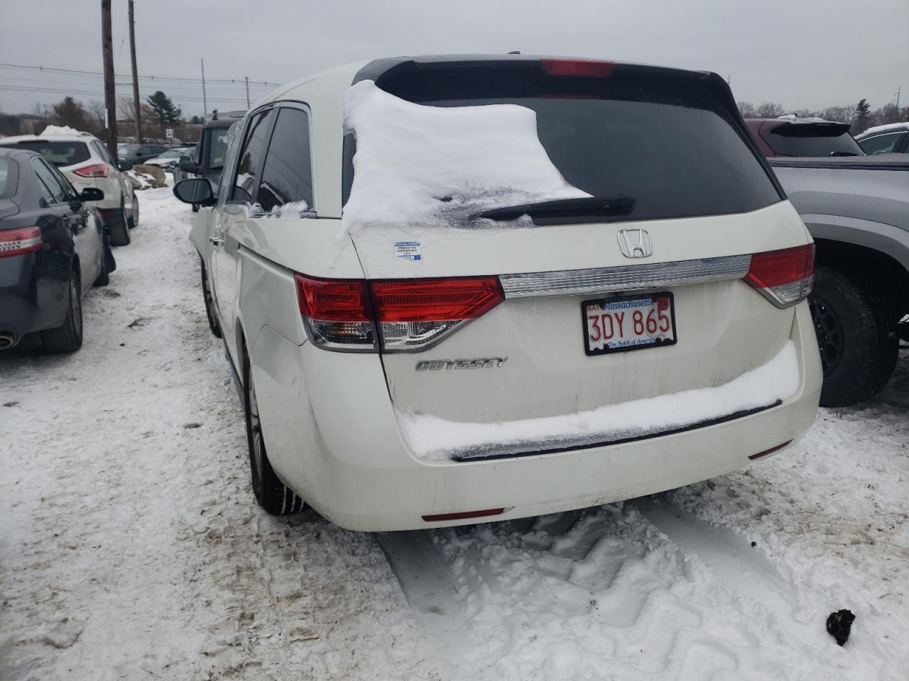 Photo 3 from auction – 2015 HONDA ODYSSEY EX with VIN 5FNRL5H69FB109782