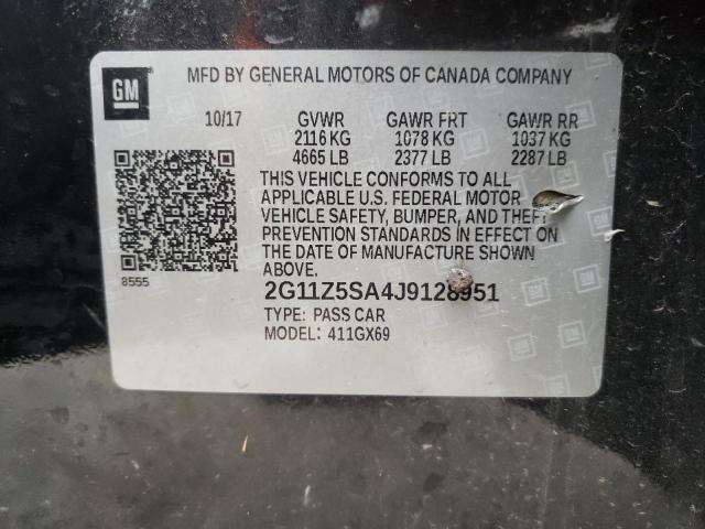 Photo 10 from auction – 2018 CHEVROLET IMPALA LS with VIN 2G11Z5SA4J9128951