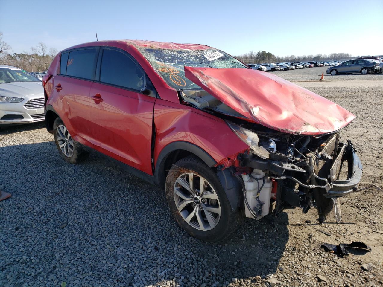 KIA SPORTAGE B 2014 with VIN KNDPB3AC3E7612484 - Photo from auction