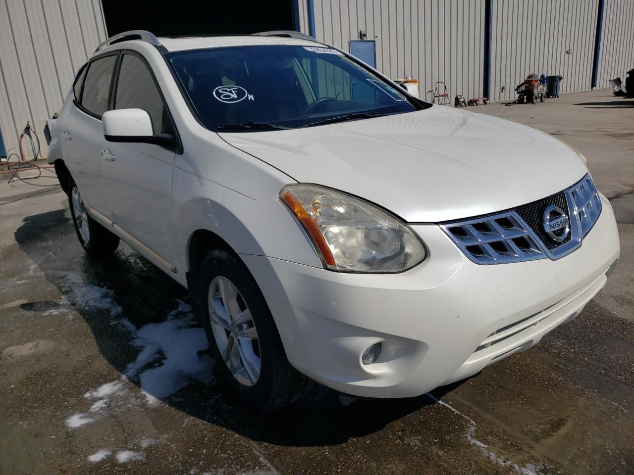 NISSAN ROGUE S 2013 with VIN JN8AS5MT8DW006782 - Photo from auction