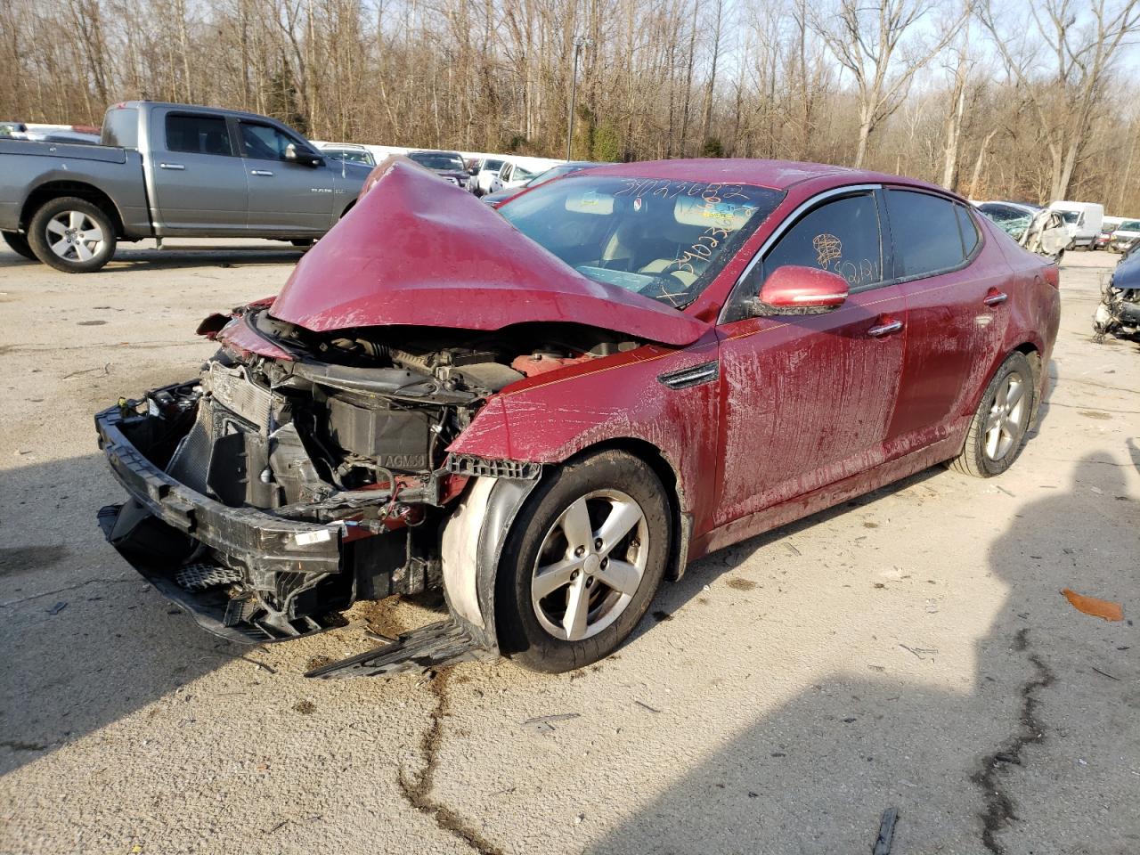 Photo 2 from auction – 2015 KIA OPTIMA LX with VIN 5XXGM4A77FG494046