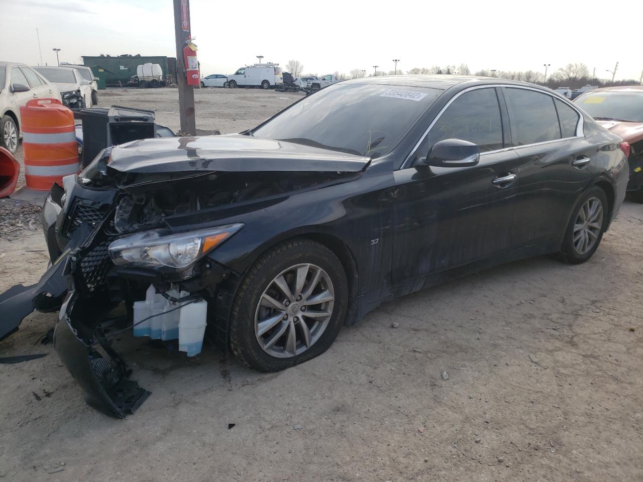 Photo 2 from auction – 2015 INFINITI Q50 BASE with VIN JN1BV7AR1FM413792