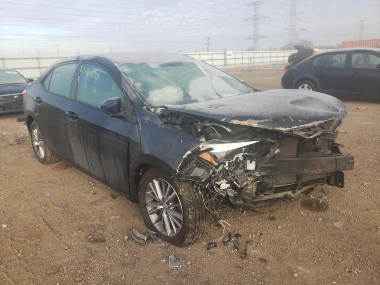 TOYOTA COROLLA L 2014 with VIN 2T1BURHE3EC213894 - Photo from auction