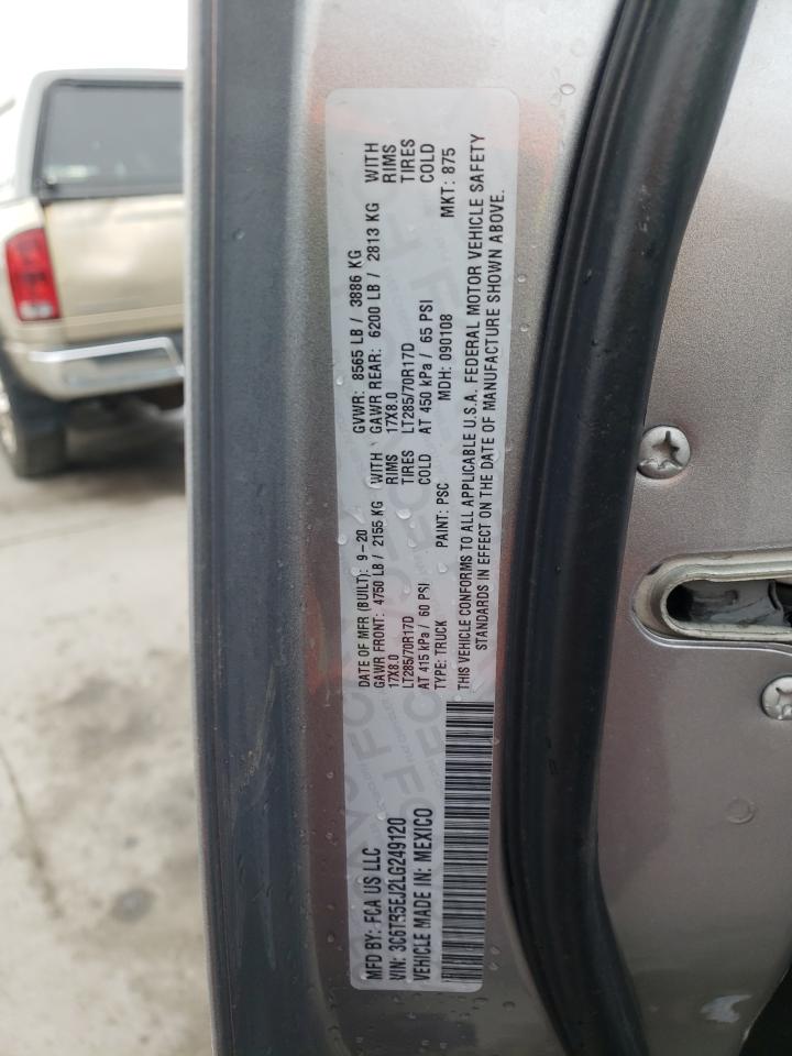 Photo 10 from auction – 2020 RAM 2500 POWER with VIN 3C6TR5EJ2LG249120