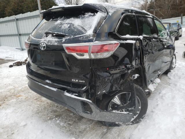 Photo 4 from auction – 2016 TOYOTA HIGHLANDER with VIN 5TDJKRFH8GS316401