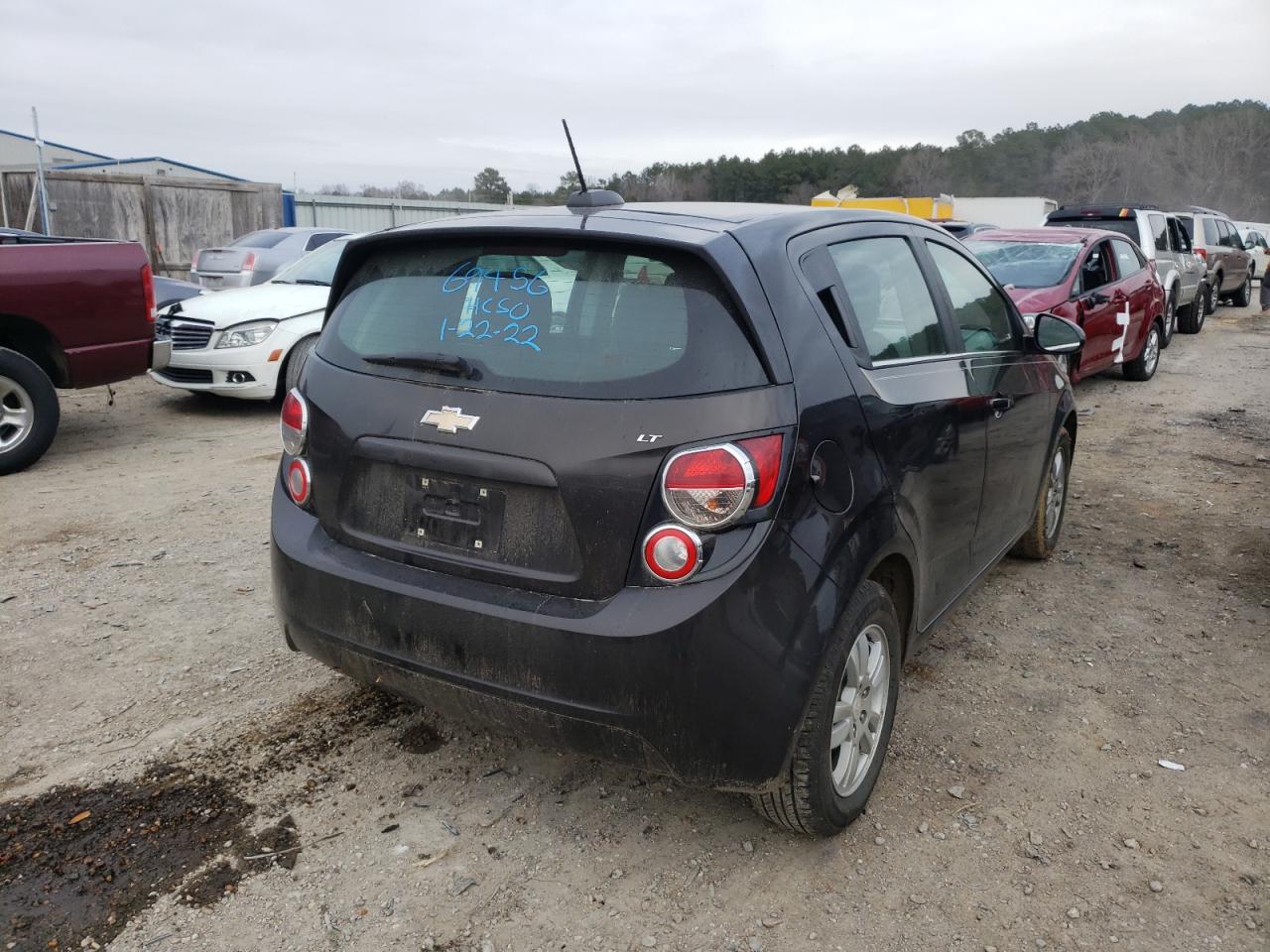 Photo 4 from auction – 2016 CHEVROLET SONIC LT with VIN 1G1JC6SH5G4143118