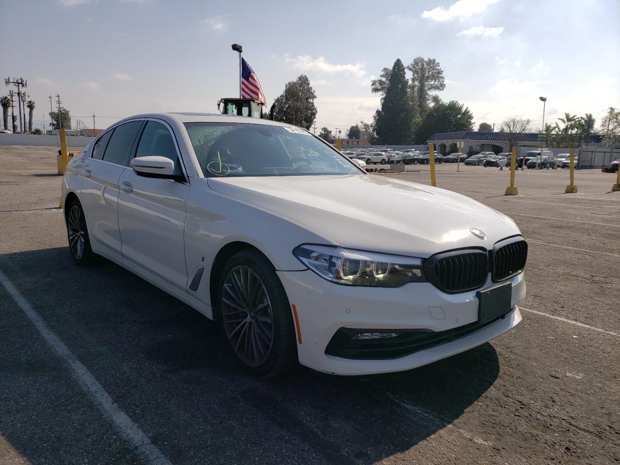 BMW 530E 2018 with VIN WBAJA9C53JB032991 - Photo from auction