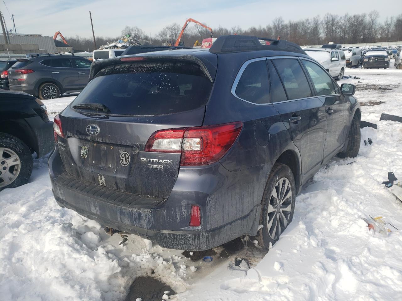 Photo 4 from auction – 2015 SUBARU OUTBACK 3. with VIN 4S4BSENC7F3303606