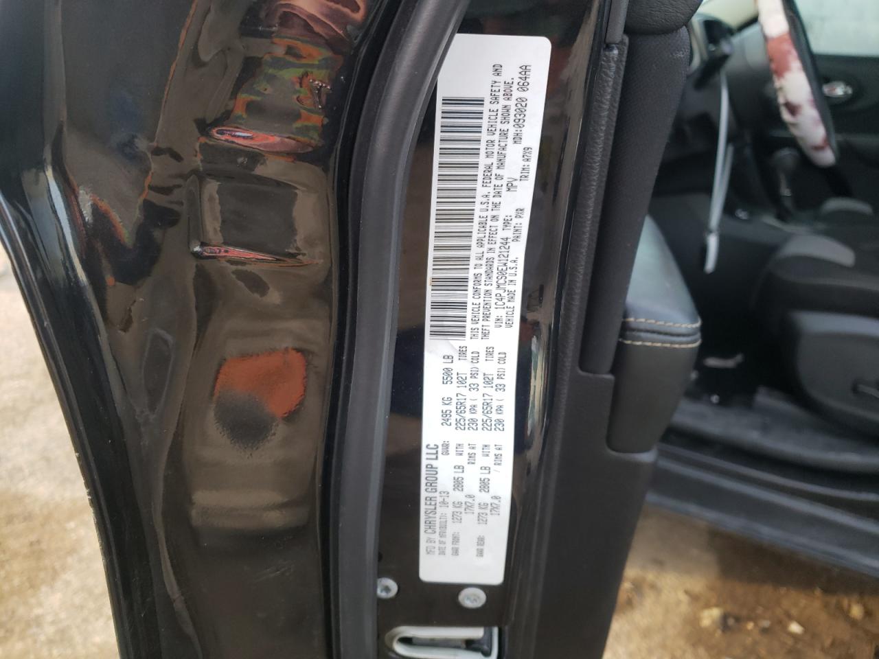 Photo 10 from auction – 2014 JEEP CHEROKEE L with VIN 1C4PJMCS0EW121244