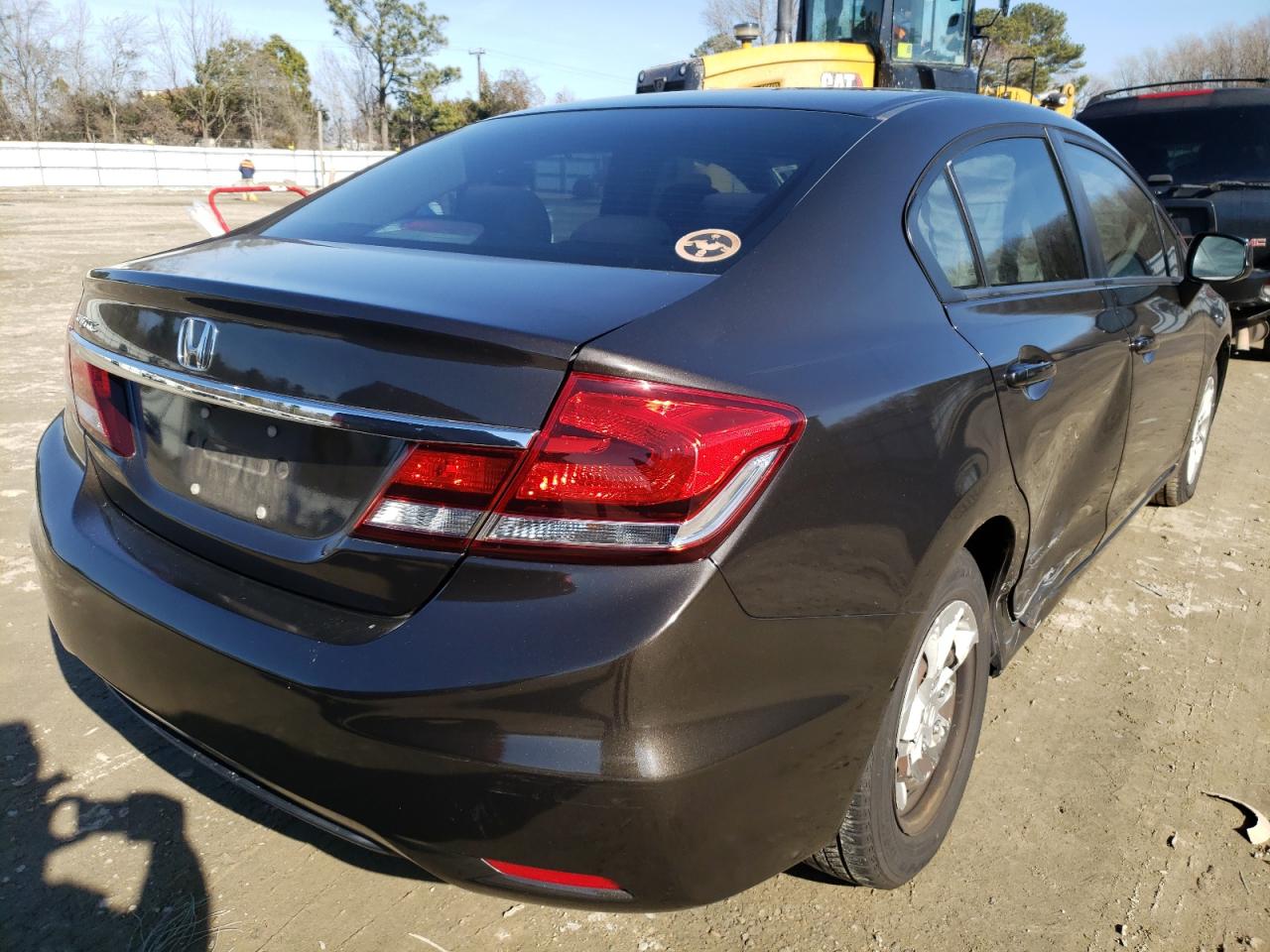 Photo 4 from auction – 2013 HONDA CIVIC LX with VIN 2HGFB2F5XDH504190