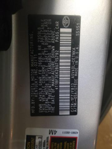 Photo 10 from auction – 2011 TOYOTA CAMRY BASE with VIN 4T1BF3EK2BU715792