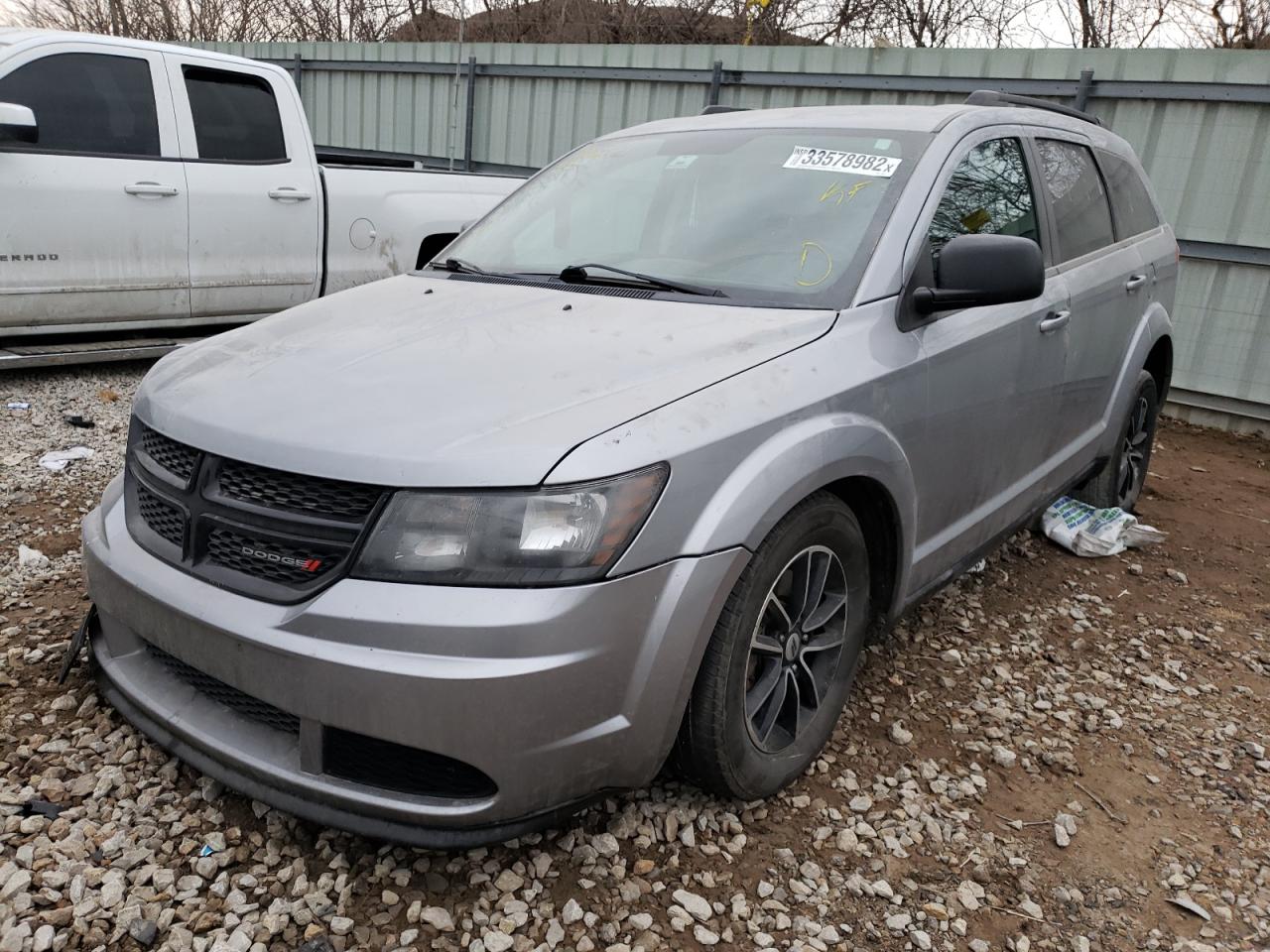 Photo 2 from auction – 2018 DODGE JOURNEY SE with VIN 3C4PDCAB3JT229121