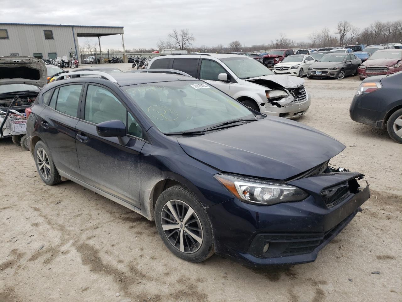 SUBARU IMPREZA PR 2021 with VIN 4S3GTAV67M3700191 - Photo from auction