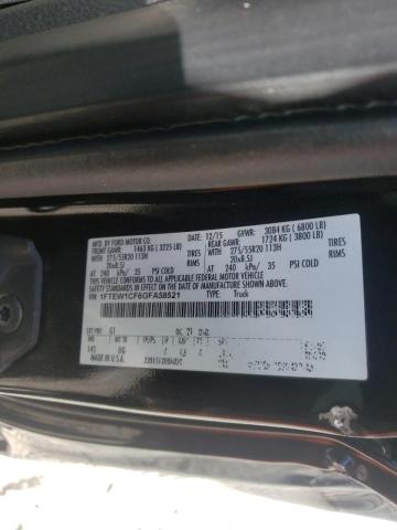Photo 10 from auction – 2016 FORD F150 SUPER with VIN 1FTEW1CF6GFA58521
