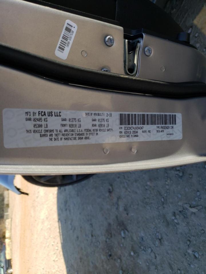 Photo 10 from auction – 2018 DODGE CHARGER R/ with VIN 2C3CDXCT4JH244347