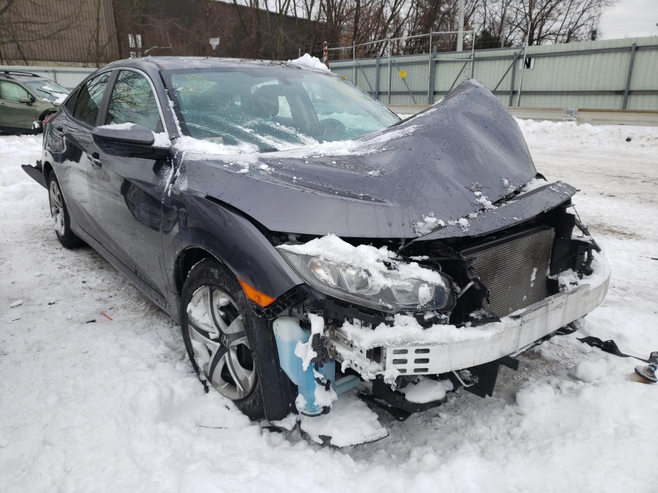 HONDA CIVIC LX 2016 with VIN 19XFC2F56GE224617 - Photo from auction