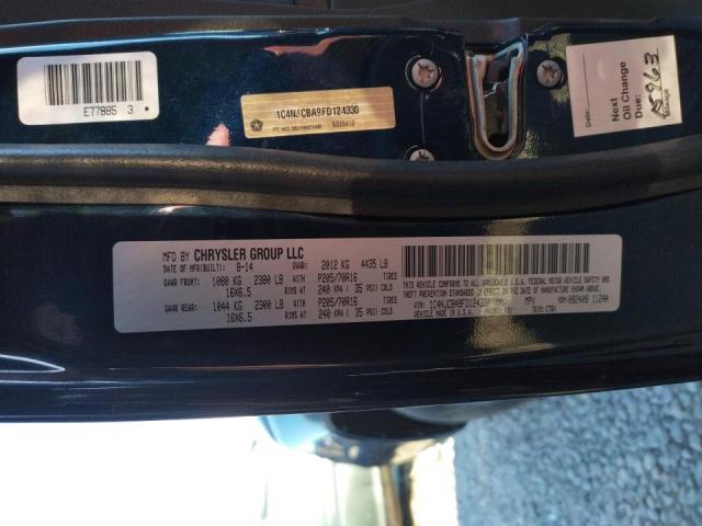 Photo 10 from auction – 2015 JEEP COMPASS SP with VIN 1C4NJCBA9FD124330