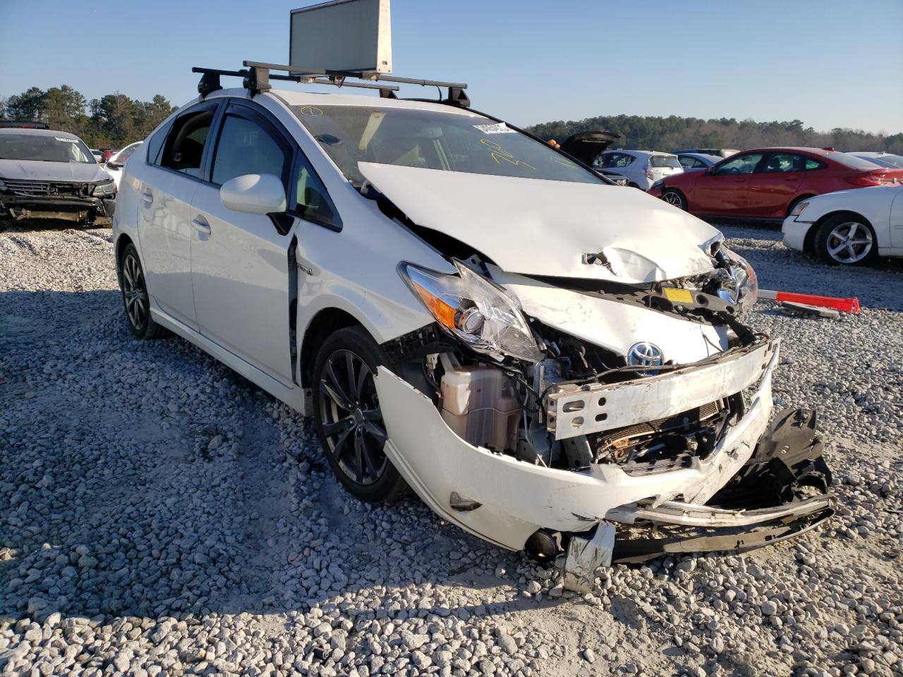 TOYOTA PRIUS 2013 with VIN JTDKN3DU2D5607969 - Photo from auction