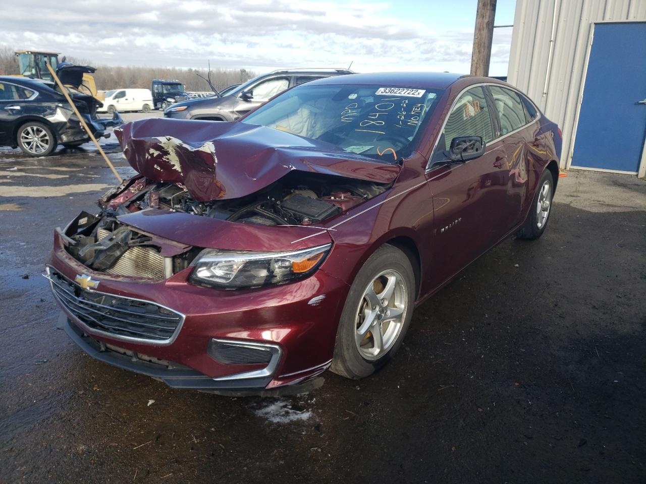 Photo 2 from auction – 2016 CHEVROLET MALIBU LS with VIN 1G1ZB5ST9GF184019