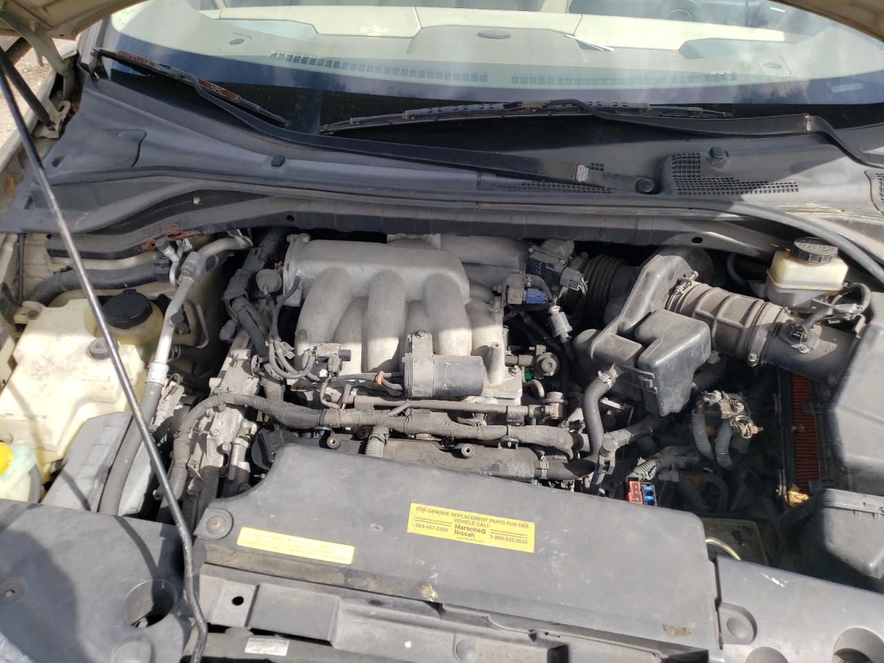 Photo 7 from auction – 2004 NISSAN MURANO SL with VIN JN8AZ08T94W219331