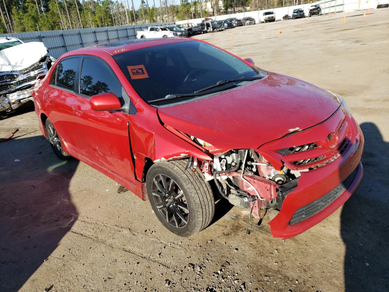 TOYOTA COROLLA BA 2012 with VIN 2T1BU4EE5CC789927 - Photo from auction