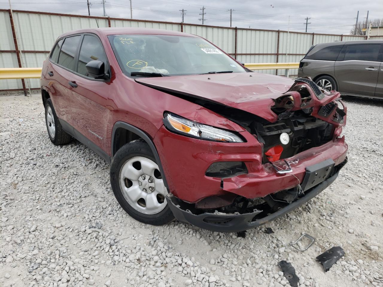 Photo 1 from auction – 2017 JEEP CHEROKEE S with VIN 1C4PJLAB3HW591558