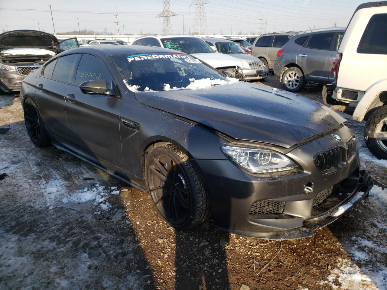BMW M6 GRAN CO 2014 with VIN WBS6C9C53ED467063 - Photo from auction