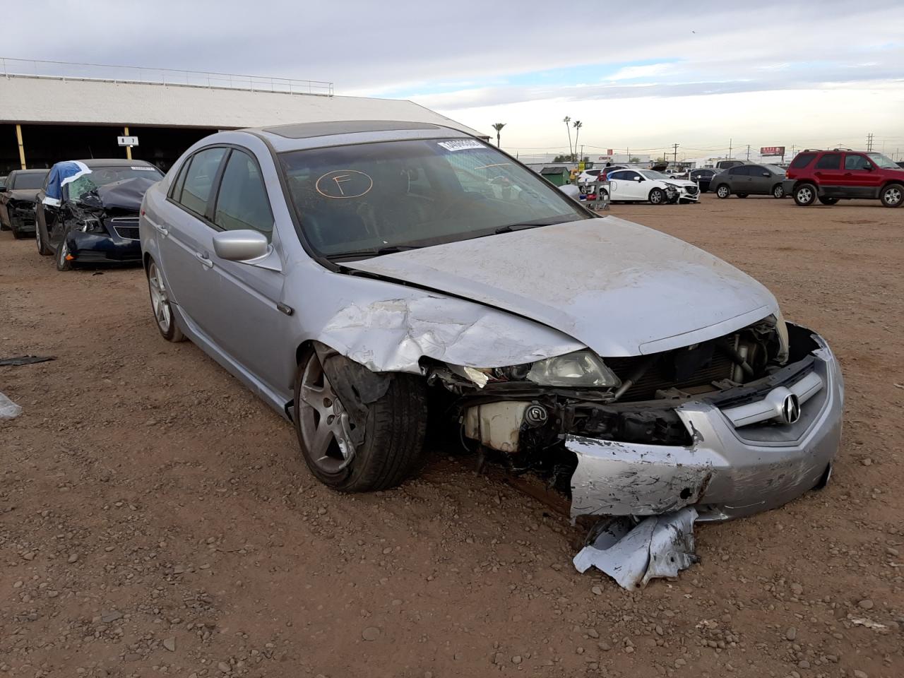 ACURA TL 2005 with VIN 19UUA66205A002621 - Photo from auction