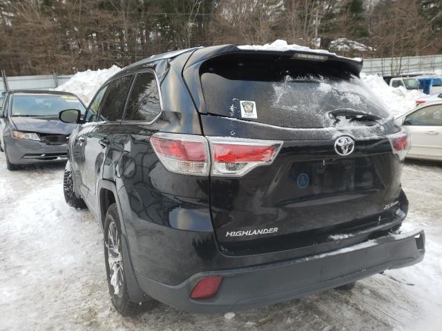 Photo 3 from auction – 2016 TOYOTA HIGHLANDER with VIN 5TDJKRFH8GS316401