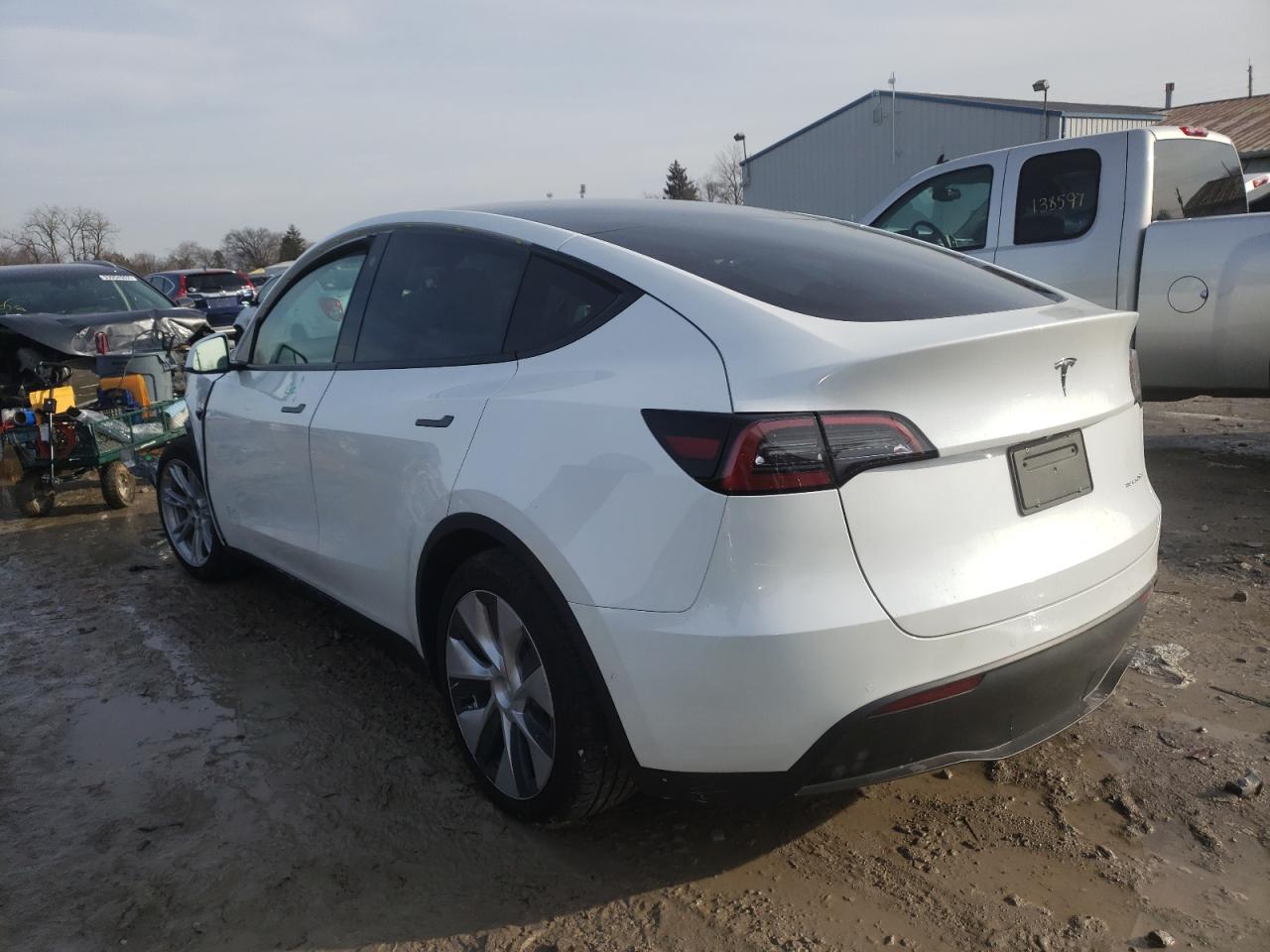 Photo 3 from auction – 2021 TESLA MODEL Y with VIN 5YJYGDEE6MF189626