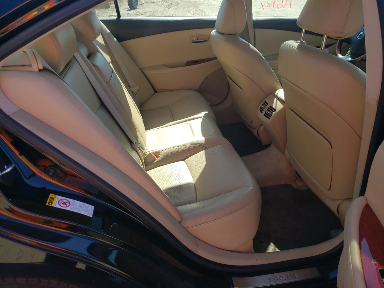 Photo 6 from auction – 2009 LEXUS ES 350 with VIN JTHBJ46G992301514