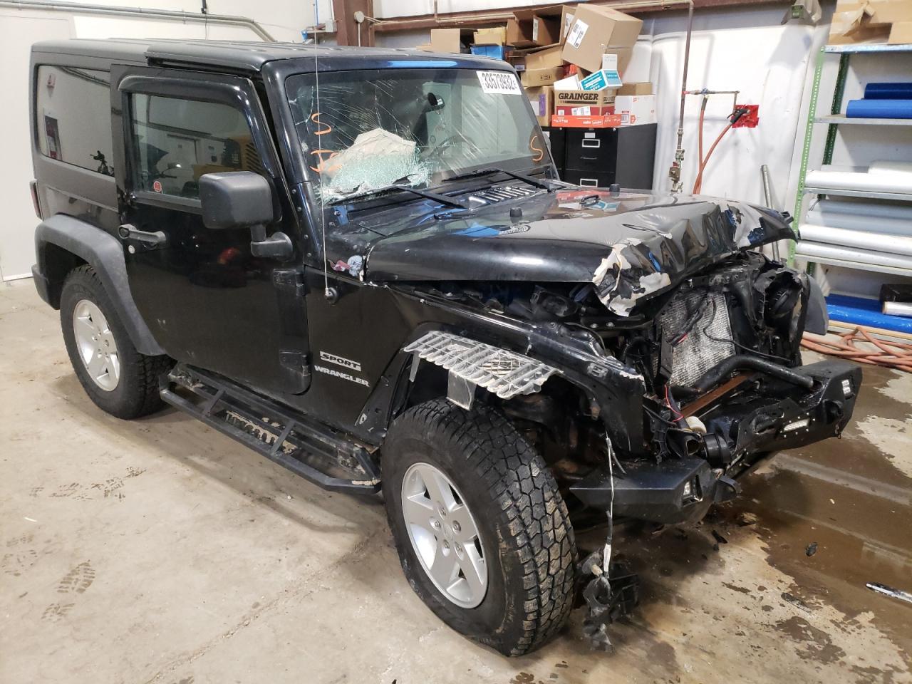 JEEP WRANGLER S 2011 with VIN 1J4AA2D17BL594081 - Photo from auction