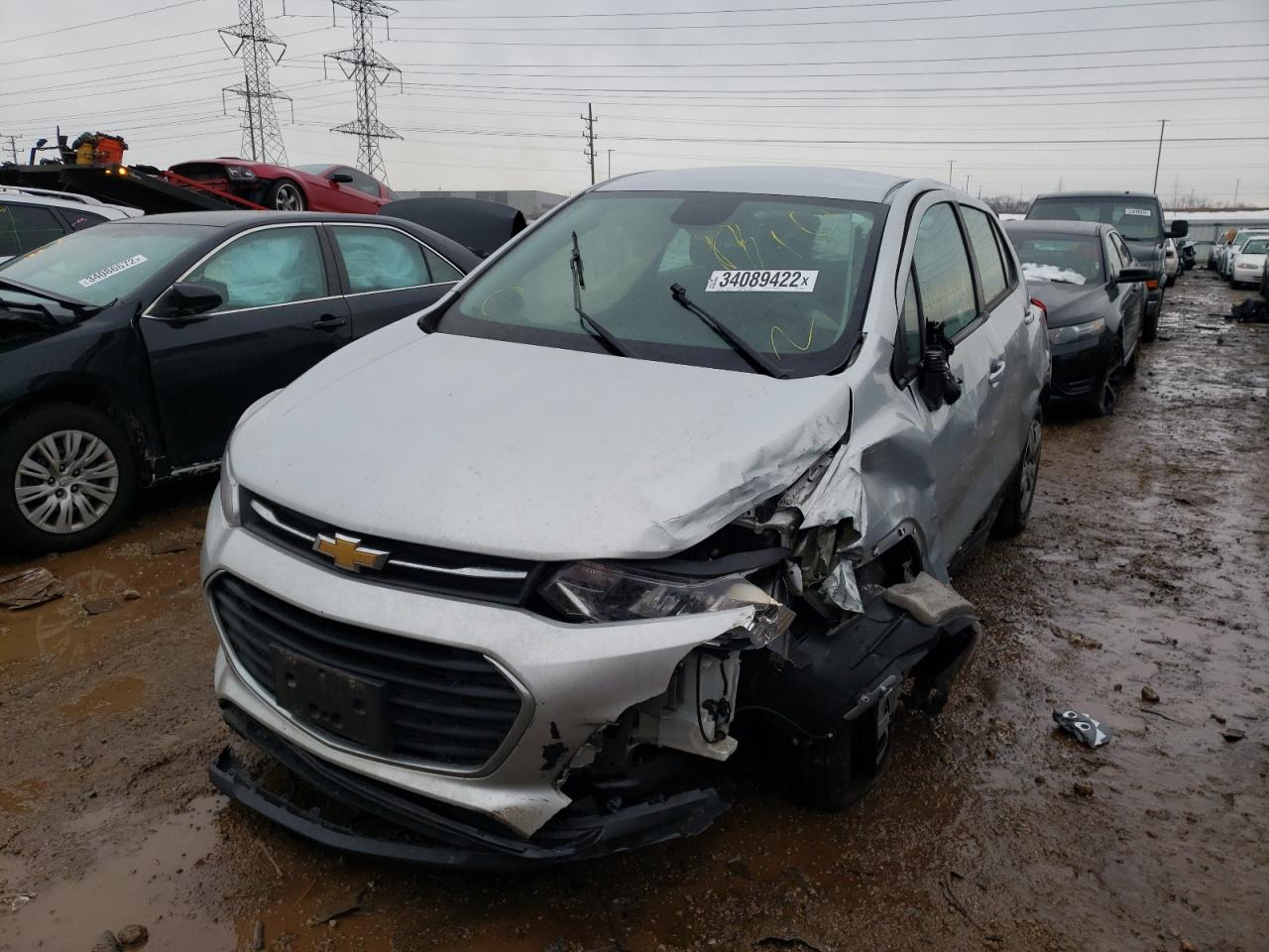 Photo 2 from auction – 2018 CHEVROLET TRAX LS with VIN 3GNCJKSB3JL370620