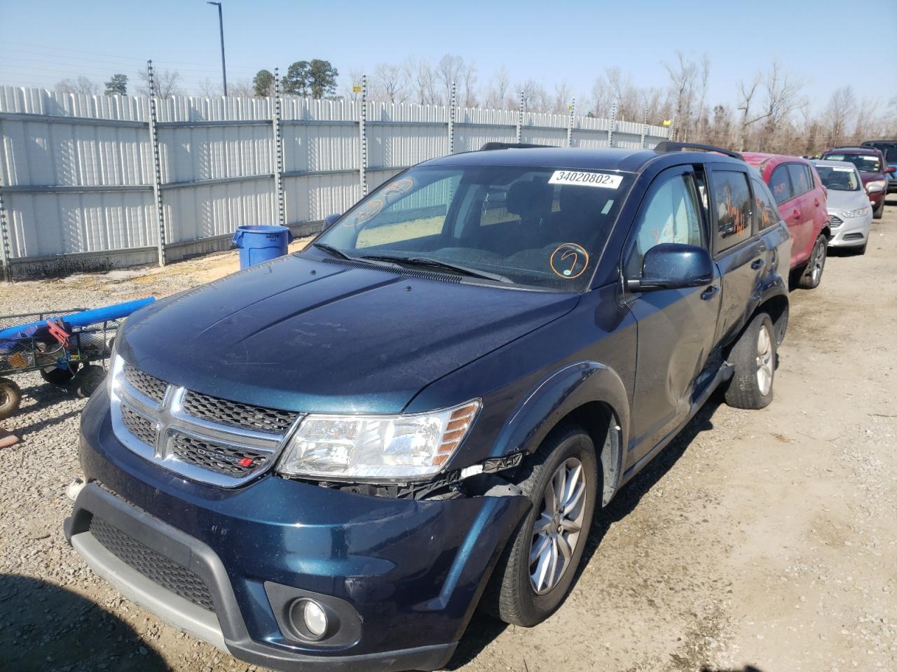 Photo 2 from auction – 2015 DODGE JOURNEY SX with VIN 3C4PDCBB0FT591123