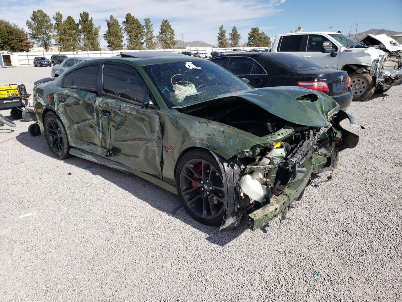 DODGE CHARGER SC 2021 with VIN 2C3CDXGJ2MH595464 - Photo from auction