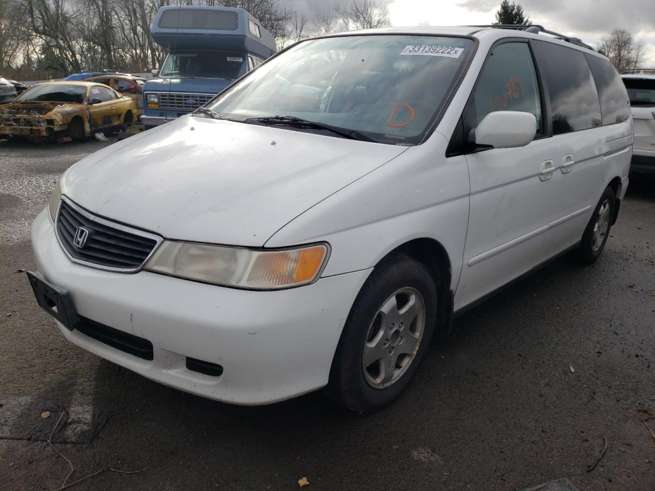Photo 2 from auction – 2000 HONDA ODYSSEY EX with VIN 2HKRL1874YH587341