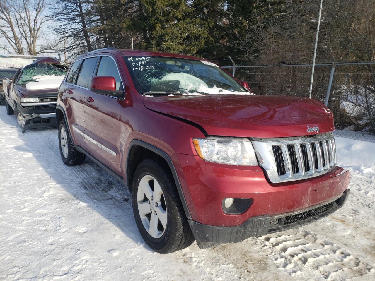 JEEP GRAND CHER 2012 with VIN 1C4RJFAGXCC128235 - Photo from auction