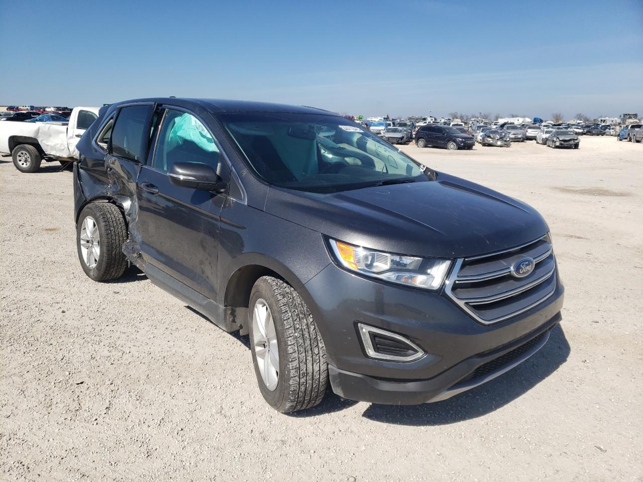 FORD EDGE SEL 2015 with VIN 2FMTK4J82FBB86114 - Photo from auction