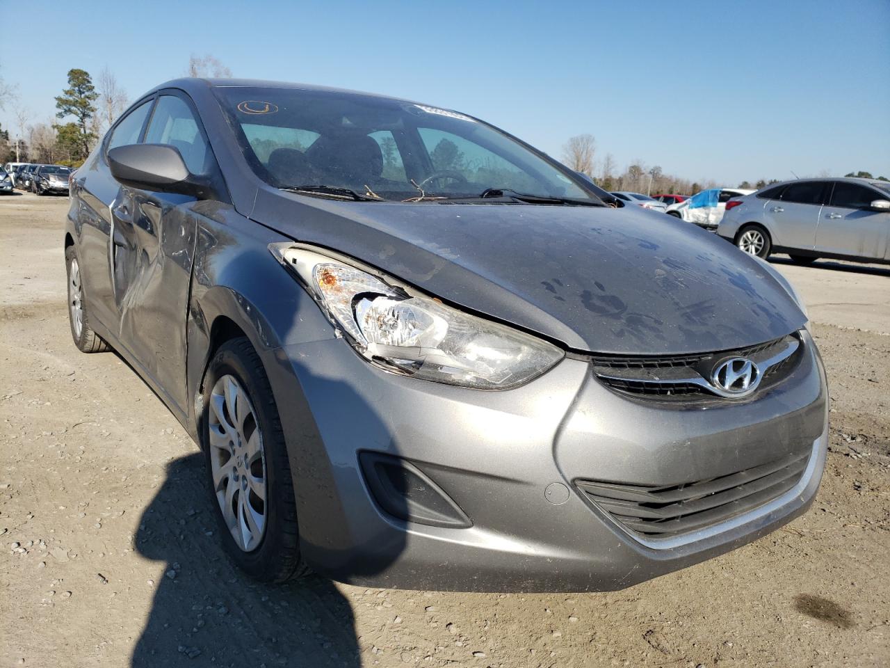 HYUNDAI ELANTRA GL 2012 with VIN 5NPDH4AE4CH116630 - Photo from auction
