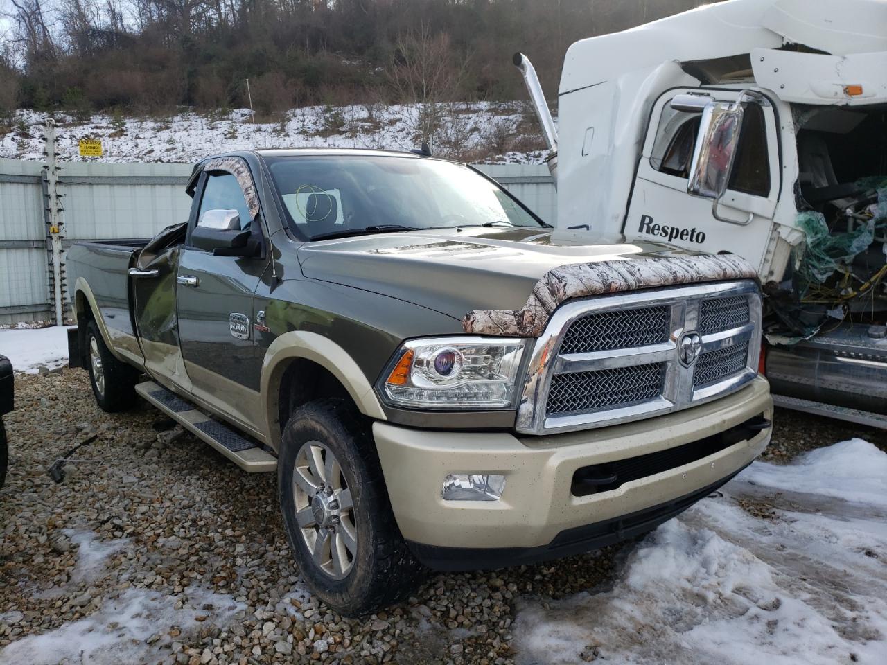 RAM 2500 LONGH 2015 with VIN 3C6UR5LL1FG547932 - Photo from auction