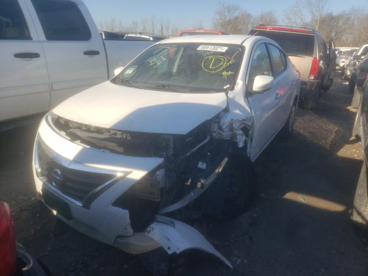Photo 2 from auction – 2016 NISSAN VERSA S with VIN 3N1CN7AP9GL895779