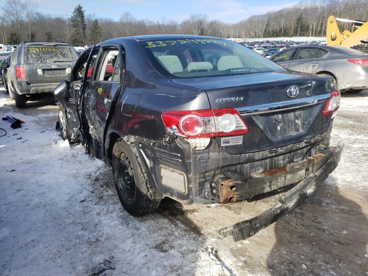 Photo 3 from auction – 2013 TOYOTA COROLLA BA with VIN 2T1BU4EE6DC969743