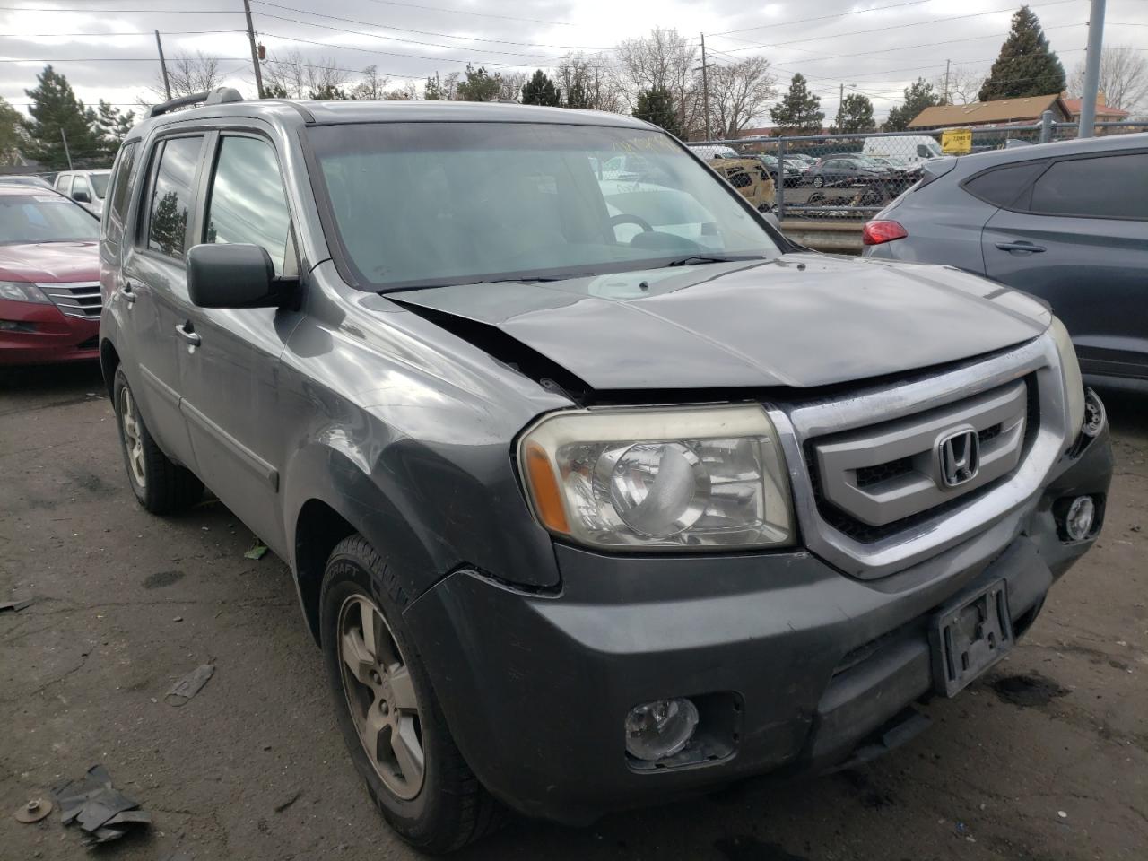 HONDA PILOT EX 2009 with VIN 5FNYF484X9B001669 - Photo from auction