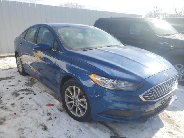 FORD FUSION SE 2017 with VIN 3FA6P0HD8HR412844 - Photo from auction