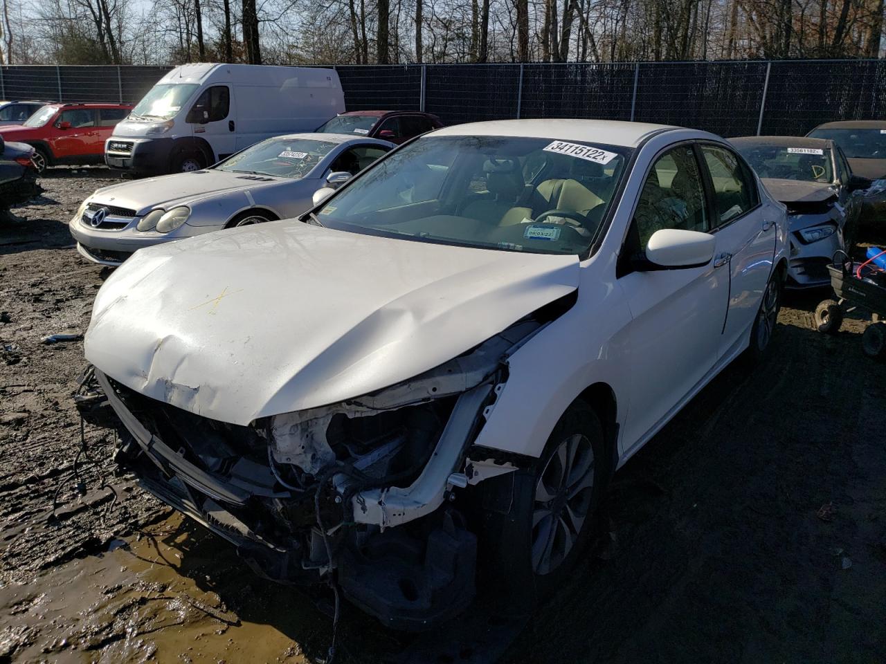 Photo 2 from auction – 2015 HONDA ACCORD LX with VIN 1HGCR2F31FA216346