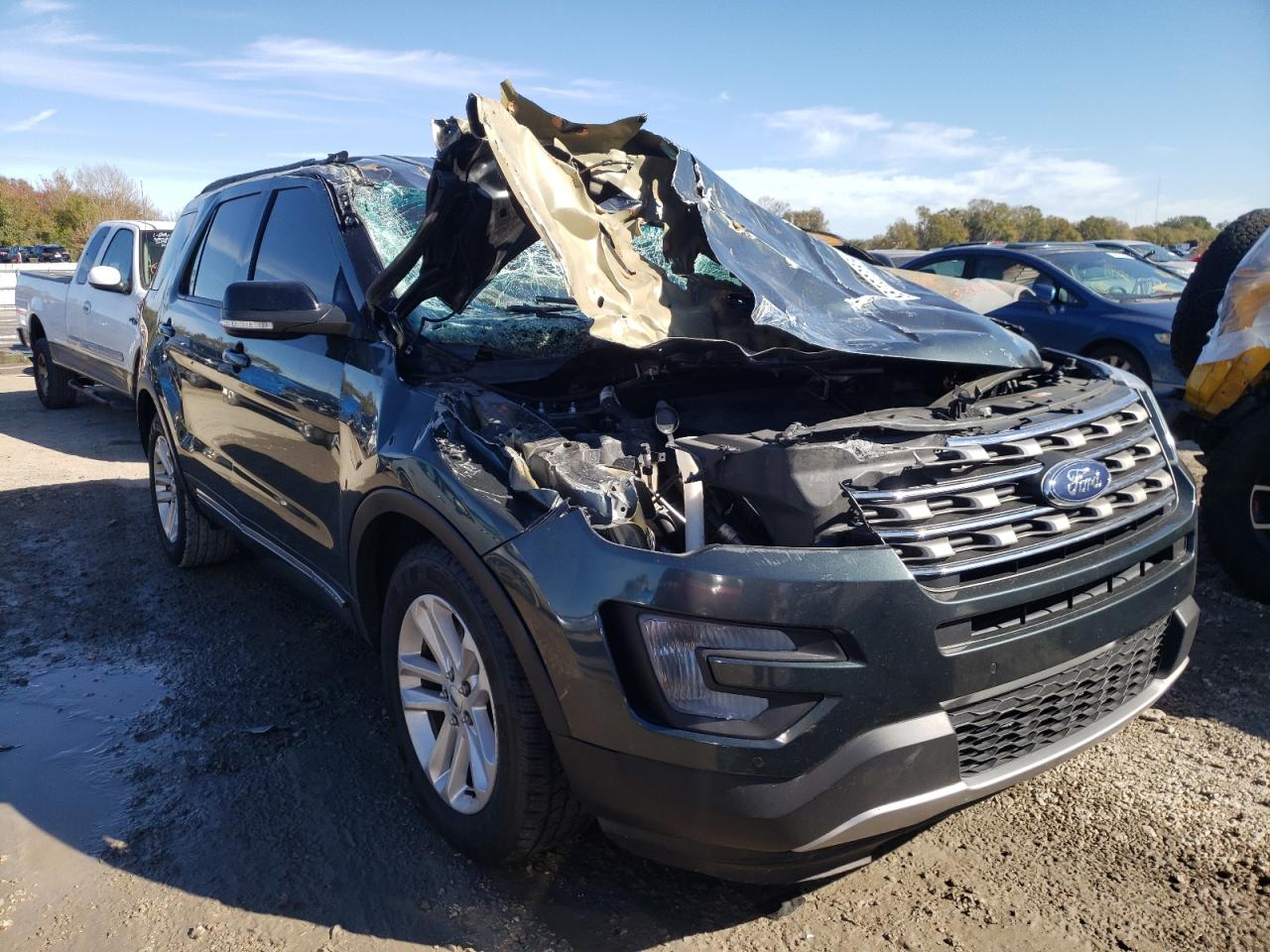 FORD EXPLORER X 2016 with VIN 1FM5K7D84GGB09521 - Photo from auction