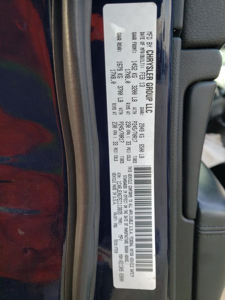 Photo 10 from auction – 2014 JEEP GRAND CHER with VIN 1C4RJEAG7EC113835