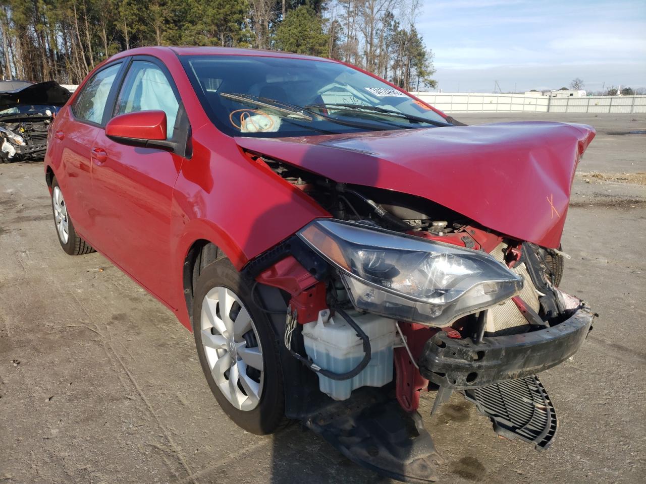 TOYOTA COROLLA L 2014 with VIN 2T1BURHE4EC202838 - Photo from auction