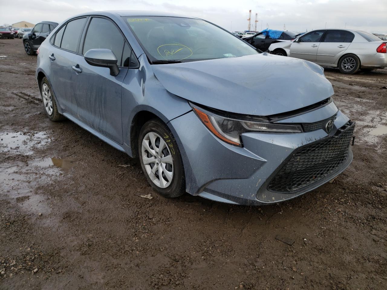 Photo 1 from auction – 2021 TOYOTA COROLLA LE with VIN JTDEPMAE4MJ172602