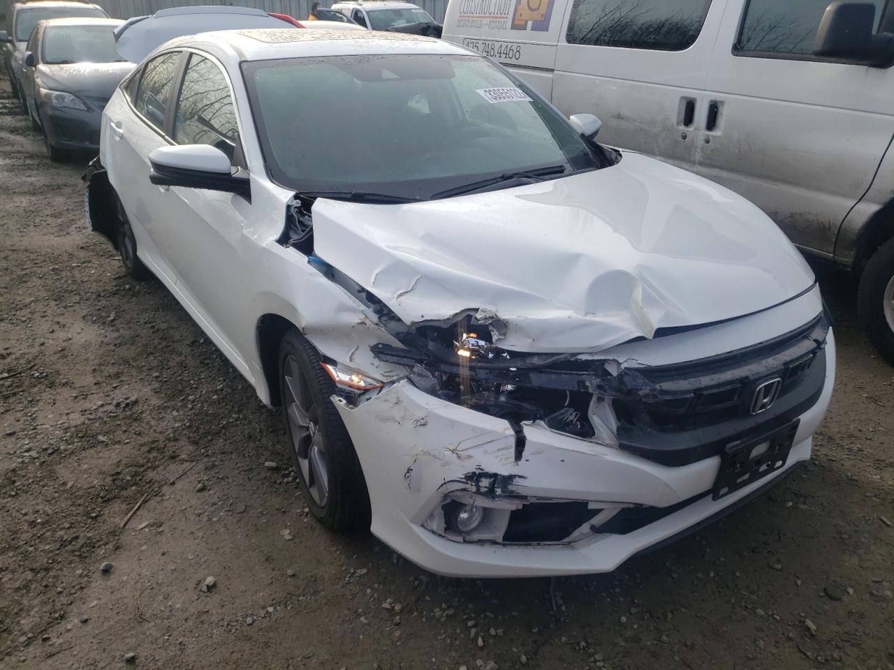 HONDA CIVIC EXL 2020 with VIN 19XFC1F74LE213928 - Photo from auction